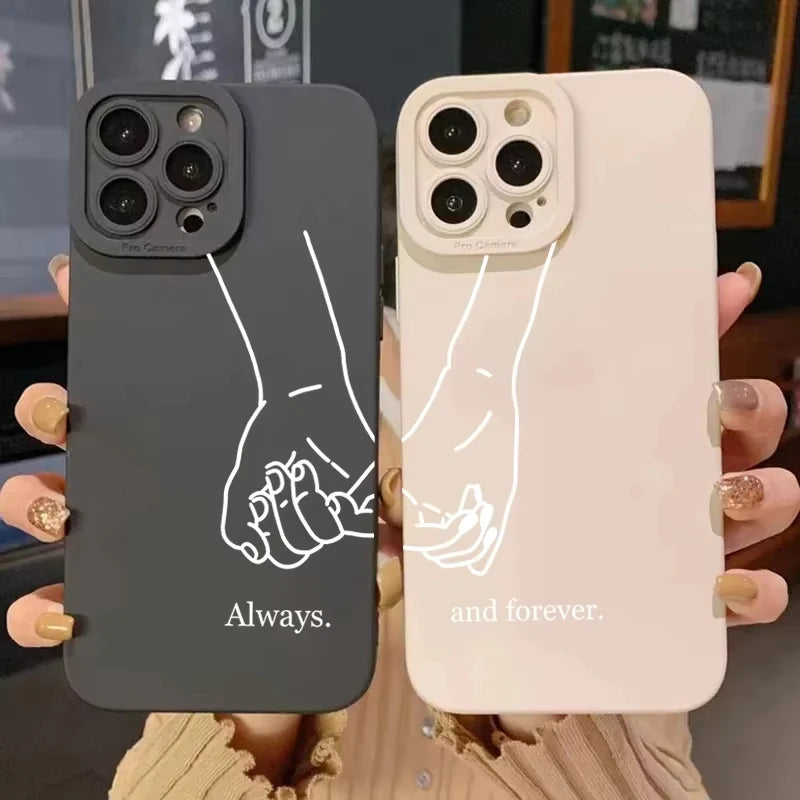 Girls Best Friends Forever Always Phone Case For iPhone 16 15 14 13 12 11 Pro Max 16E 7 8 Pus XR XS X SE Shockproof Soft Cover