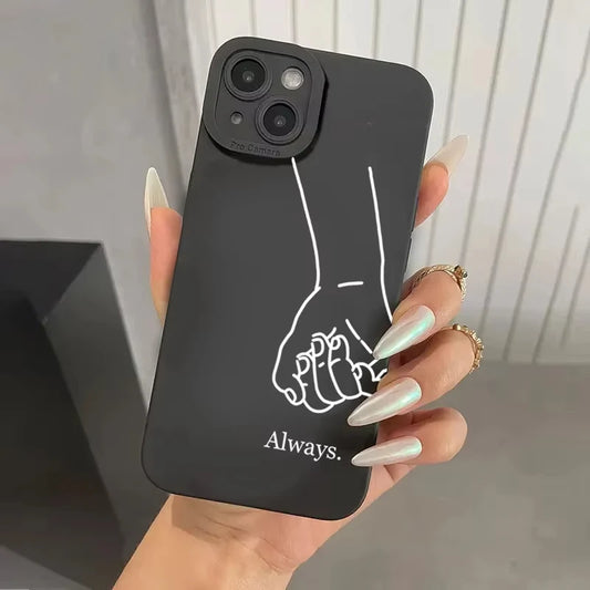 Girls Best Friends Forever Always Phone Case For iPhone 16 15 14 13 12 11 Pro Max 16E 7 8 Pus XR XS X SE Shockproof Soft Cover