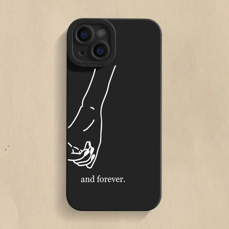 Girls Best Friends Forever Always Phone Case For iPhone 16 15 14 13 12 11 Pro Max 16E 7 8 Pus XR XS X SE Shockproof Soft Cover