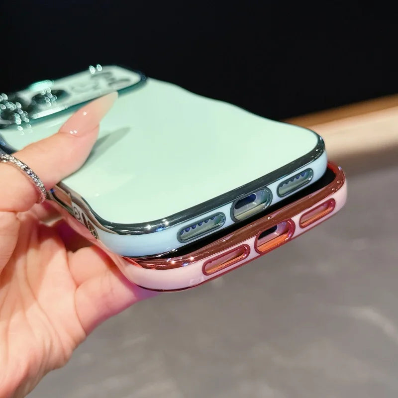 8– Side Love Electroplating Case For iPhone 17 Pro Max 17 Air 16 15 14 Plus 13 12 11 Pro Max 17Pro Max Cover Lens Shockproof Bumper