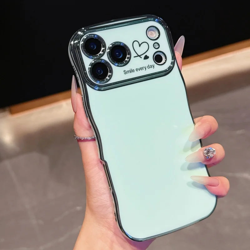8– Side Love Electroplating Case For iPhone 17 Pro Max 17 Air 16 15 14 Plus 13 12 11 Pro Max 17Pro Max Cover Lens Shockproof Bumper